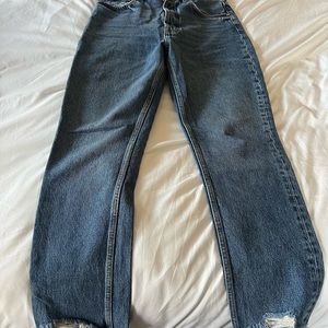 ANINE Bing Sonya Jean with Distressed Hem